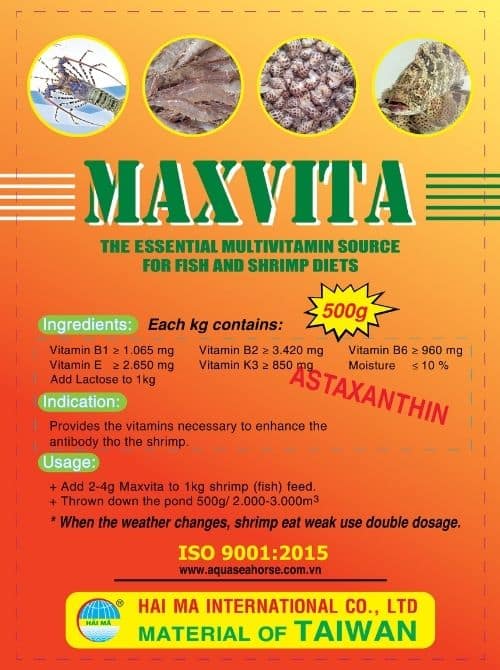 Maxvita (chống sốc, giải độc gan, cấp cứu tôm nổi đầu)