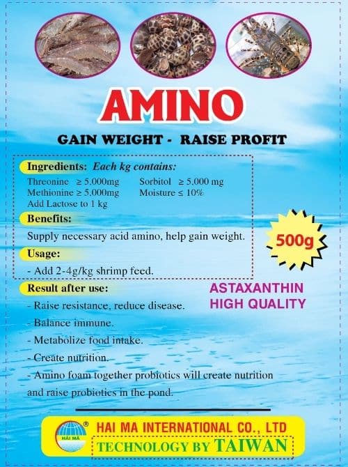 Amino (tăng trọng, giảm sốc, giải độc gan, nông to đường ruột)