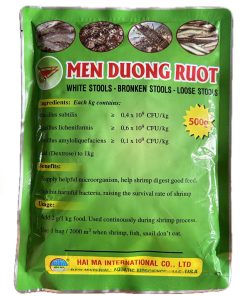 Men đường ruột (giúp tôm hấp thụ tốt các vi sinh có lợi)
