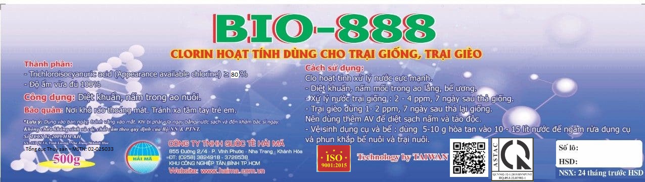 Clorin hoạt tính cho tôm giống Bio-888 5 e5bf234c06adcef397bc e1638322914693 1