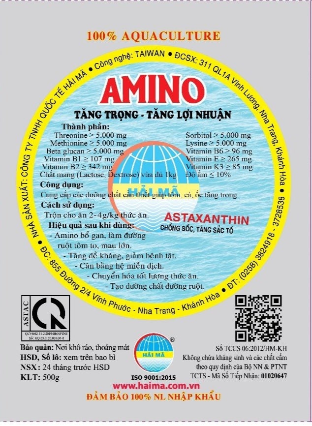Amino (tăng trọng, giảm sốc, giải độc gan, nông to đường ruột) 6 37a255b41e10b74eee01