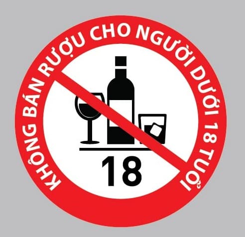 cam ban ruou cho nguoi duoi 18 tuoi